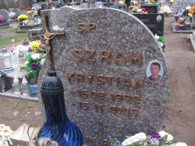 Krystian Szram 1992 Brojce - Grobonet - Wyszukiwarka osób pochowanych